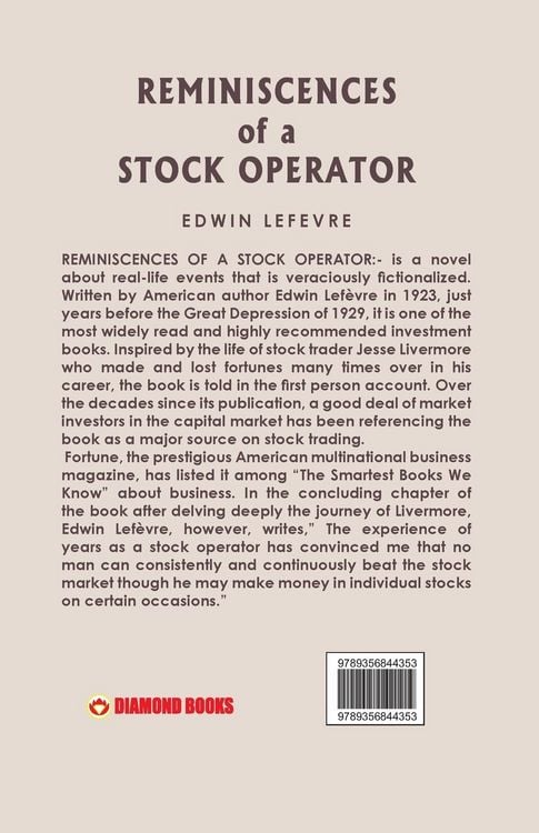 Produktbild: Reminiscences Of A Stock Operator