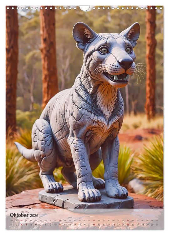 Produktbild: Putzige Tiere - Ausflug nach Down Under (Wandkalender 2026 DIN A3 hoch), CALVENDO Monatskalender