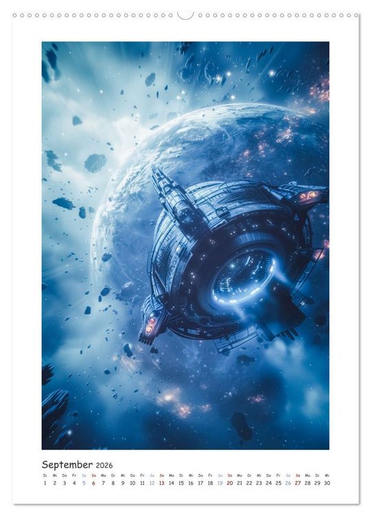 Produktbild: Jenseits der Sterne (Wandkalender 2026 DIN A2 hoch), CALVENDO Monatskalender
