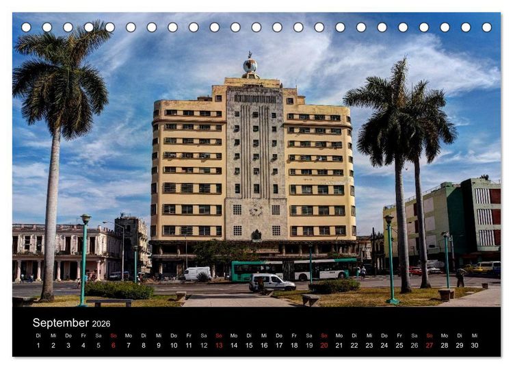 Produktbild: Havanna - Ansichten einer bemerkenswerten Stadt (Tischkalender 2026 DIN A5 quer), CALVENDO Monatskalender