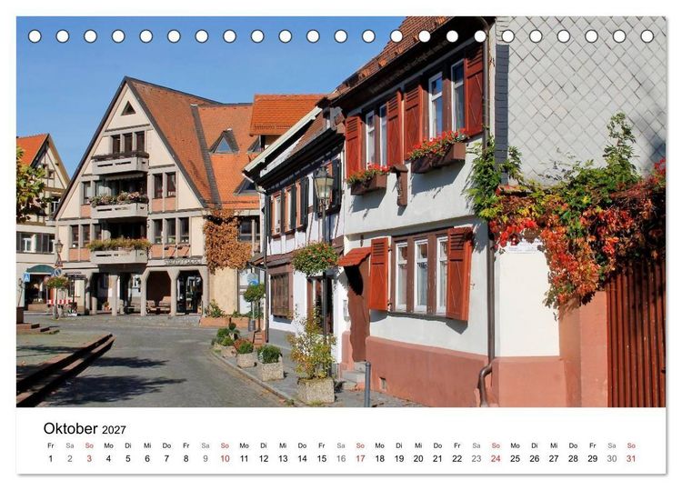 Produktbild: Romantisches Oberursel von Petrus Bodenstaff (Tischkalender 2027 DIN A5 quer), CALVENDO Monatskalender