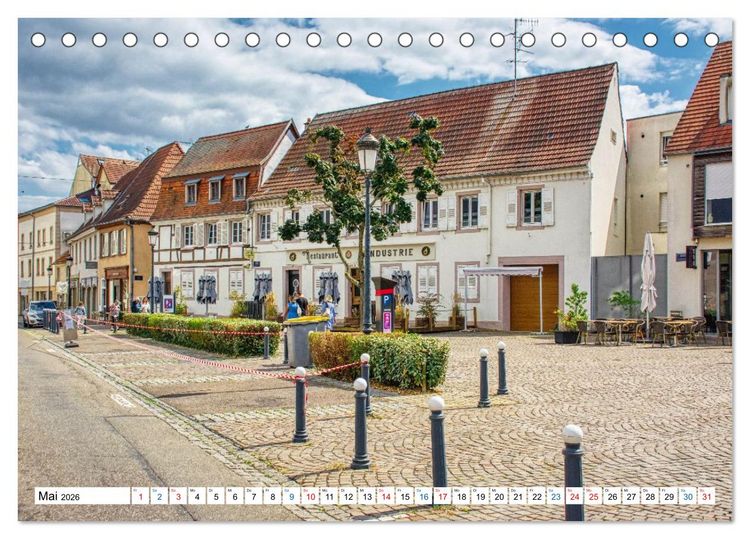 Produktbild: Haguenau - eine Perle im Nordelsass (Tischkalender 2026 DIN A5 quer), CALVENDO Monatskalender