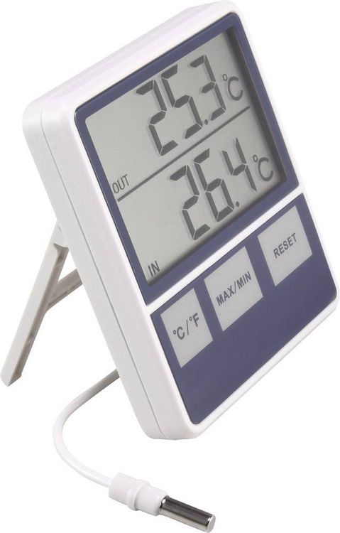 Produktbild: Kabelgebundenes Thermometer Wei&szlig; 1015