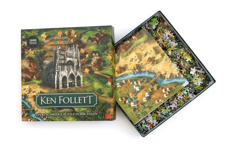 Produktbild: Ken Follett. Ein Kingsbridge-Puzzle in 1000 Teilen