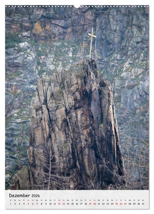 Produktbild: Das Bodetal - Der Grand Canyon des Ostens (hochwertiger Premium Wandkalender 2026 DIN A2 hoch), Kunstdruck in Hochglanz