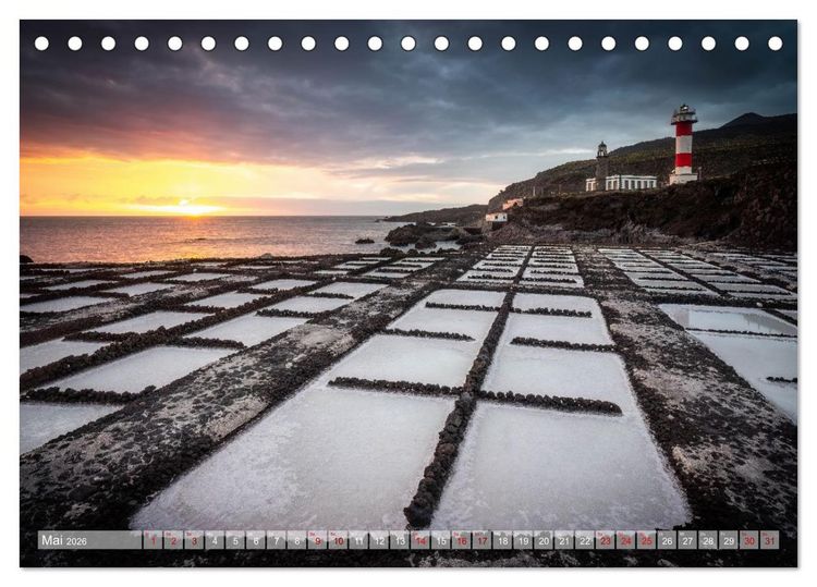 Produktbild: Kanarisch Wild - La Palma (Tischkalender 2026 DIN A5 quer), CALVENDO Monatskalender
