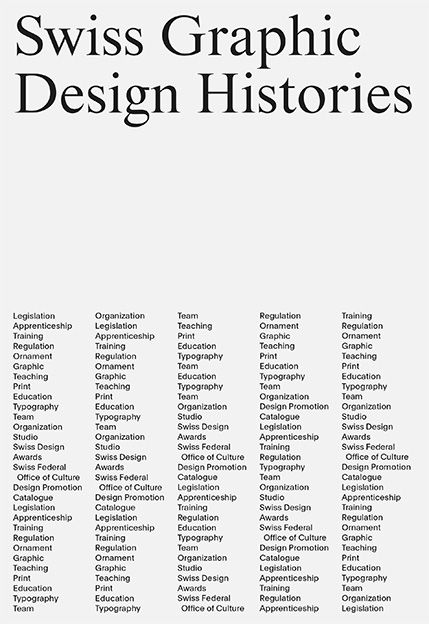 Produktbild: Swiss Graphic Design Histories