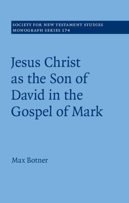 Produktbild: Jesus Christ as the Son of David in the Gospel of Mark