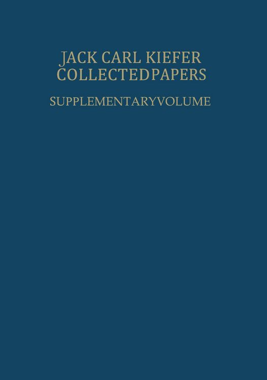 Produktbild: Collected Papers Supplementary Volume