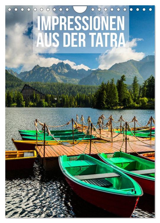 Produktbild: Impressionen aus der Tatra (Wandkalender 2026 DIN A4 hoch), CALVENDO Monatskalender