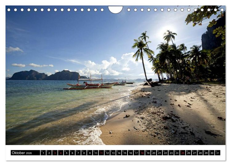 Produktbild: Palawan (Wandkalender 2026 DIN A4 quer), CALVENDO Monatskalender
