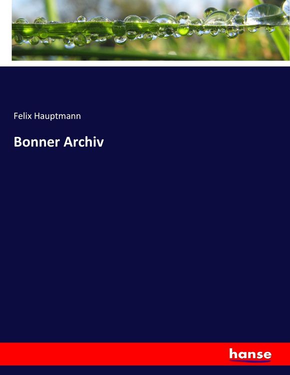 Produktbild: Bonner Archiv