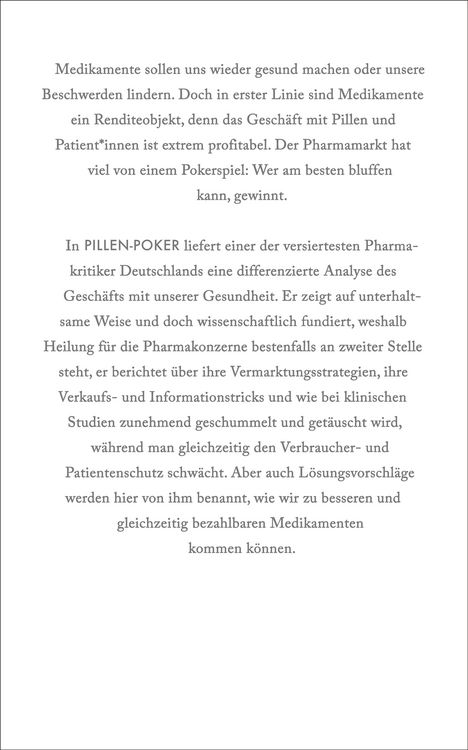 Produktbild: Pillen-Poker
