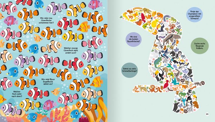 Produktbild: Mein lustiges Suchbuch - Tiere