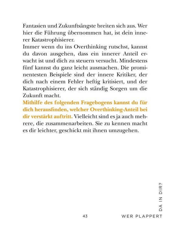 Produktbild: Die 1-Minuten-Strategie gegen Overthinking