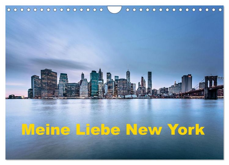 Produktbild: Meine Liebe New York (Wandkalender 2026 DIN A4 quer), CALVENDO Monatskalender