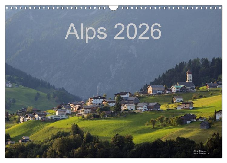 Produktbild: Alps 2026 (Wall Calendar 2026 DIN A3 landscape), CALVENDO 12 Month Wall Calendar