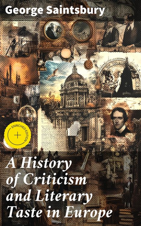 Produktbild: A History of Criticism and Literary Taste in Europe
