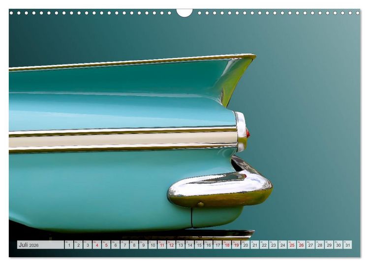 Produktbild: American Dream: Heckflossen-Ikonen (Wandkalender 2026 DIN A3 quer), CALVENDO Monatskalender