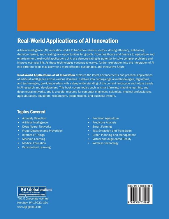 Produktbild: Real-World Applications of AI Innovation