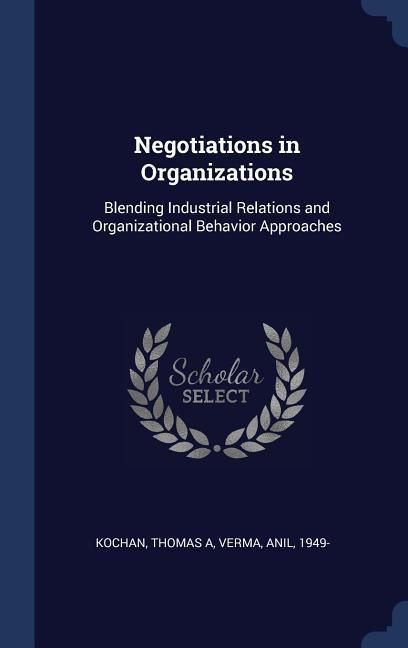 Produktbild: Negotiations in Organizations