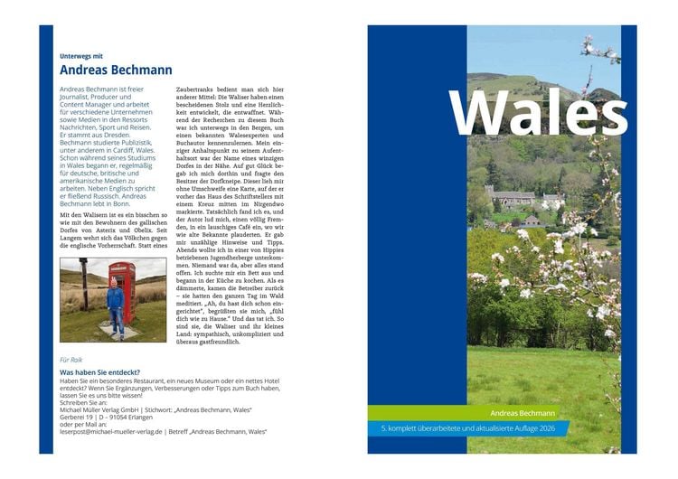 Produktbild: MICHAEL M&Uuml;LLER Reisef&uuml;hrer Wales