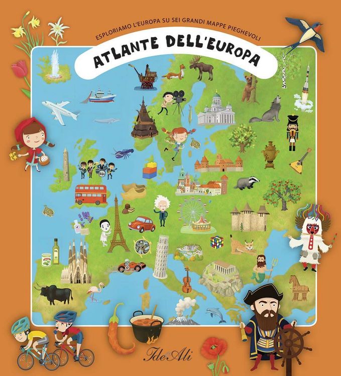 Produktbild: Atlante dell'Europa. Esploriamo l'Europa su sei grandi mappe pieghevoli