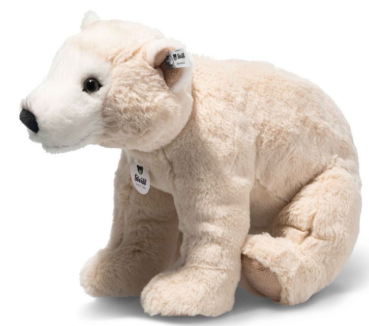 Produktbild: Steiff 062575 - Siro Eisb&auml;r, sitzend, beige/weiss, Pl&uuml;sch, 30 cm