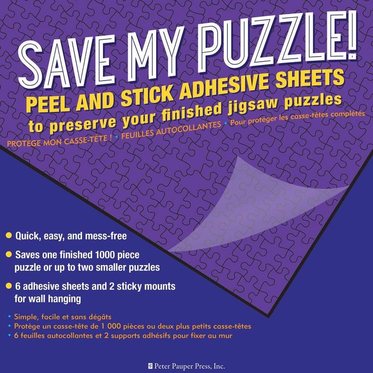 Produktbild: Save My Puzzle! Peel an Stick Adhesive Sheets