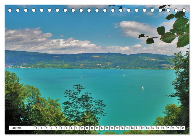 Produktbild: Am Bodenseeufer (Tischkalender 2026 DIN A5 quer), CALVENDO Monatskalender