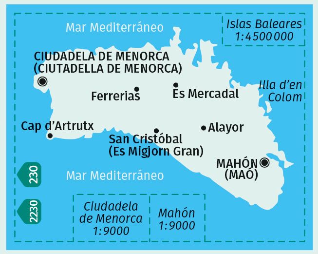 Produktbild: KOMPASS Wanderkarte 243 Menorca 1:50.000