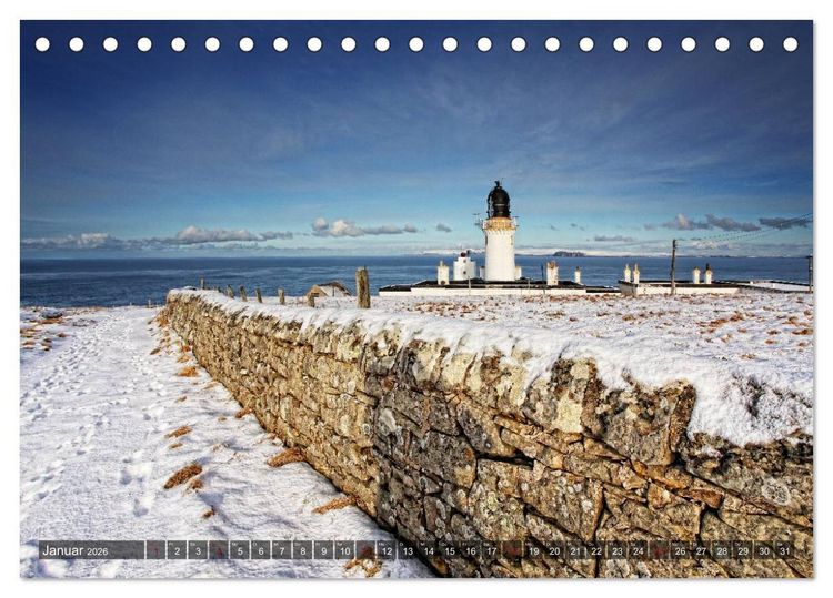 Produktbild: Reiseziel Schottland (Tischkalender 2026 DIN A5 quer), CALVENDO Monatskalender