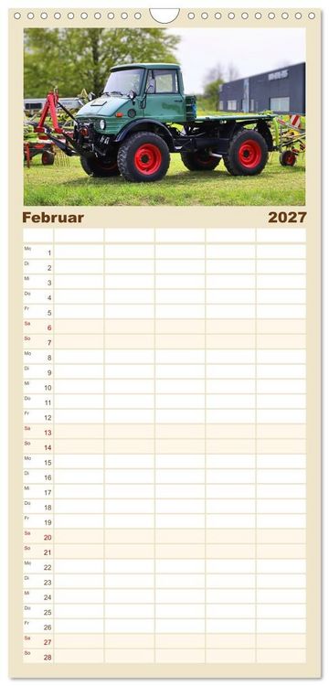 Produktbild: Familienplaner 2027 - Universalmotorger&auml;te Eine Stern-Parade mit 5 Spalten (Wandkalender, 21 x 45 cm) CALVENDO