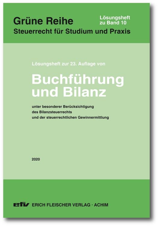 Produktbild: L&ouml;sungsheft zur 23. Auflage 2020