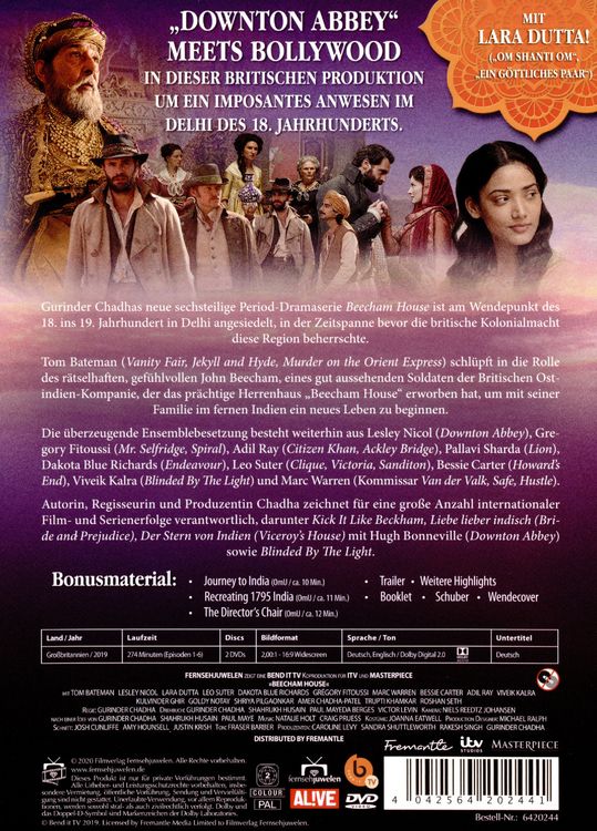 Produktbild: Beecham House &ndash; Alle 6 Teile [2 DVDs]