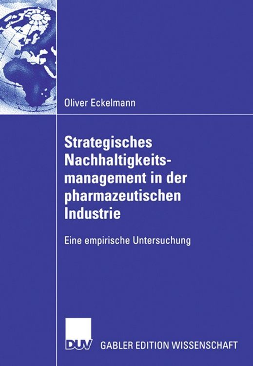 Produktbild: Strategisches Nachhaltigkeitsmanagement in der pharmazeutischen Industrie