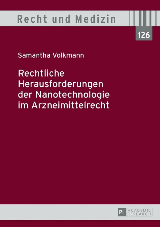 Produktbild: Rechtliche Herausforderungen der Nanotechnologie im Arzneimittelrecht