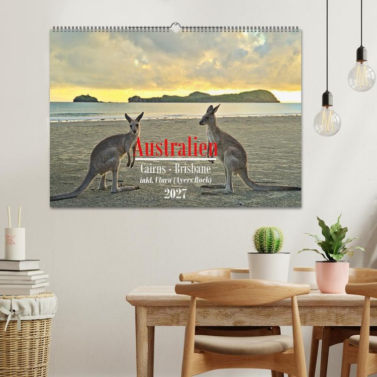 Produktbild: Australien - Cairns-Brisbane (Wandkalender 2027 DIN A2 quer), CALVENDO Monatskalender