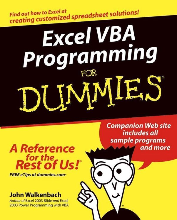 Produktbild: Excel VBA Programming For Dummies