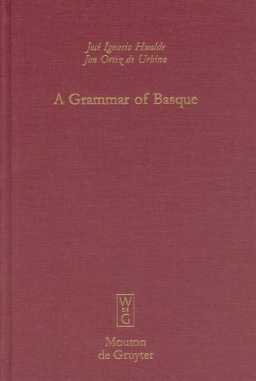 Produktbild: A Grammar of Basque