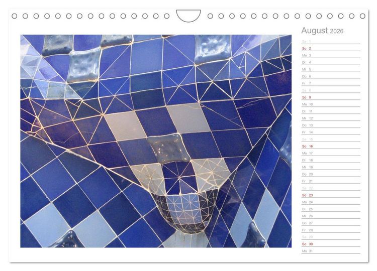 Produktbild: Kacheln und Mosaiken in Barcelona (Wandkalender 2026 DIN A4 quer), CALVENDO Monatskalender