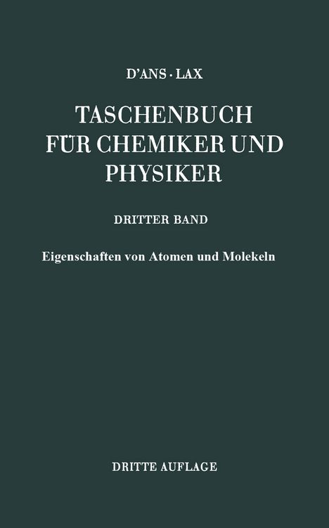 Produktbild: Eigenschaften von Atomen und Molekeln