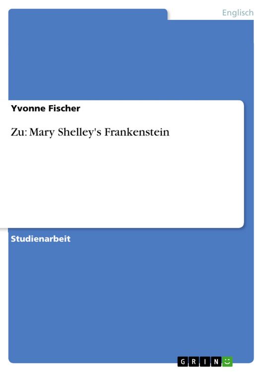 Produktbild: Zu: Mary Shelley's Frankenstein