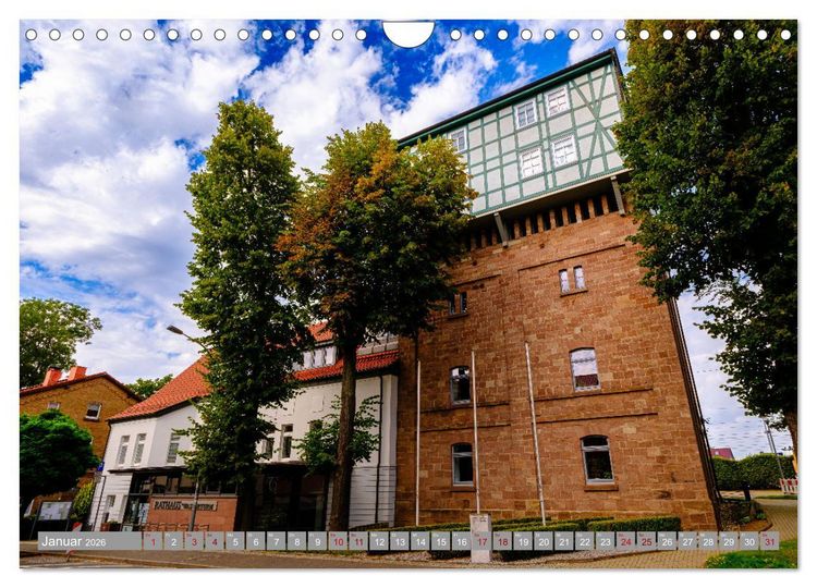 Produktbild: Ein Blick auf Leinefelde-Worbis (Wandkalender 2026 DIN A4 quer), CALVENDO Monatskalender