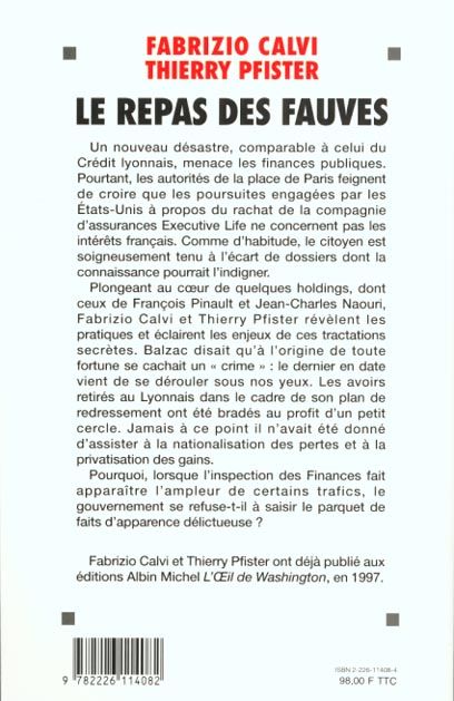 Produktbild: Fre-Repas des Fauves (le)