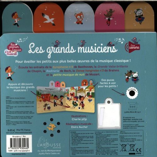 Produktbild: Les grands musiciens