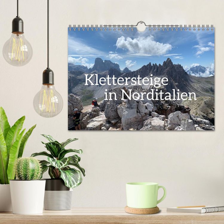 Produktbild: Klettersteige in Norditalien (Wandkalender 2026 DIN A4 quer), CALVENDO Monatskalender