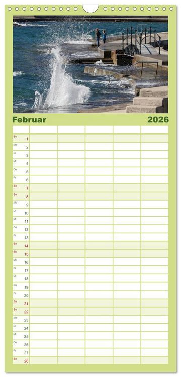 Produktbild: Familienplaner 2026 - Zauberhaftes Opatija mit 5 Spalten (Wandkalender, 21 x 45 cm) CALVENDO