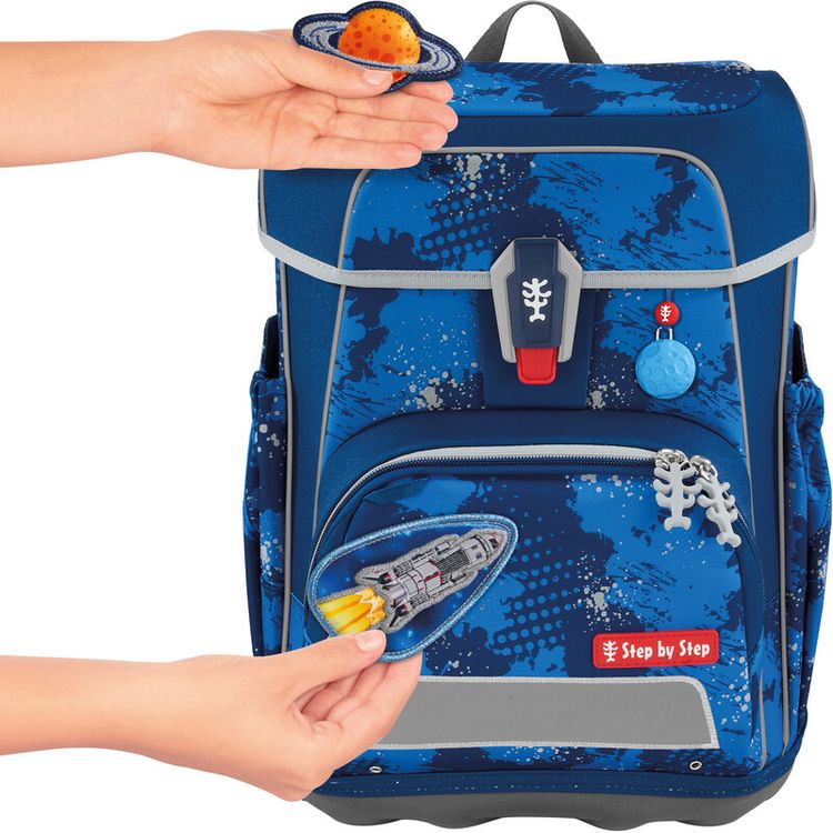 Produktbild: STEP BY STEP&reg;&nbsp;Schulrucksack-Set CLOUD REFLECT 5teilig Special Edition, Rocket Novo