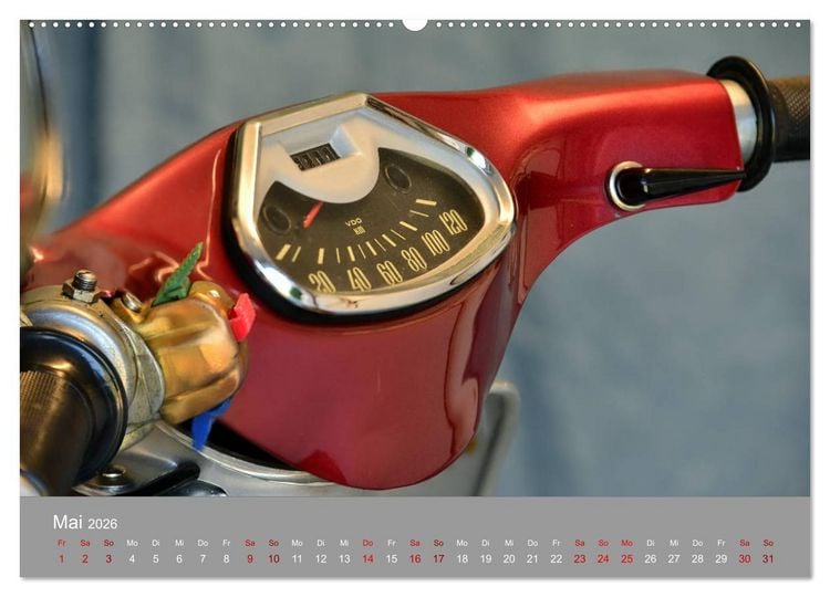 Produktbild: Heinkel Tourist 103-A2 Ein Freund f&uuml;rs Leben (hochwertiger Premium Wandkalender 2026 DIN A2 quer), Kunstdruck in Hochglanz